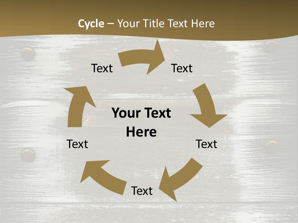 Blank Background Rivet PowerPoint Template