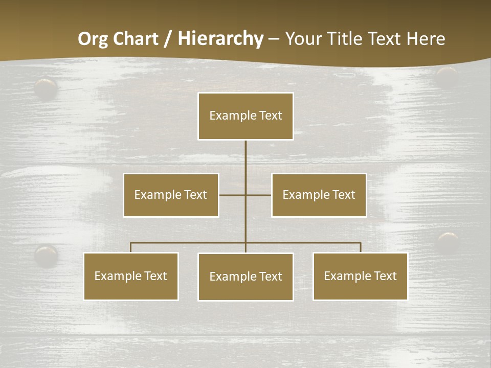 Blank Background Rivet PowerPoint Template