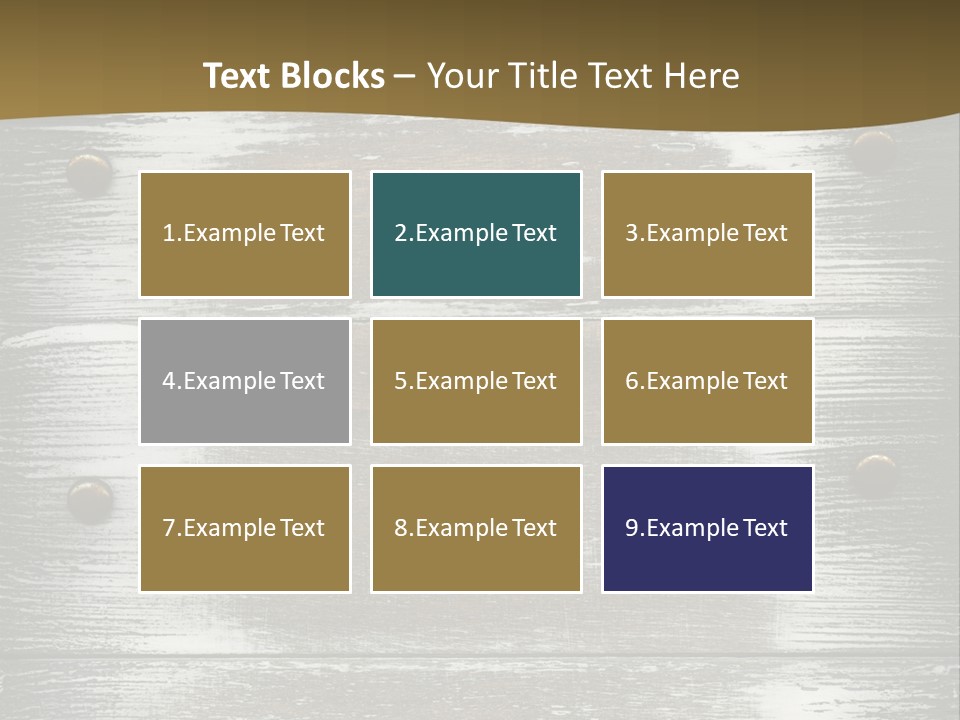 Blank Background Rivet PowerPoint Template