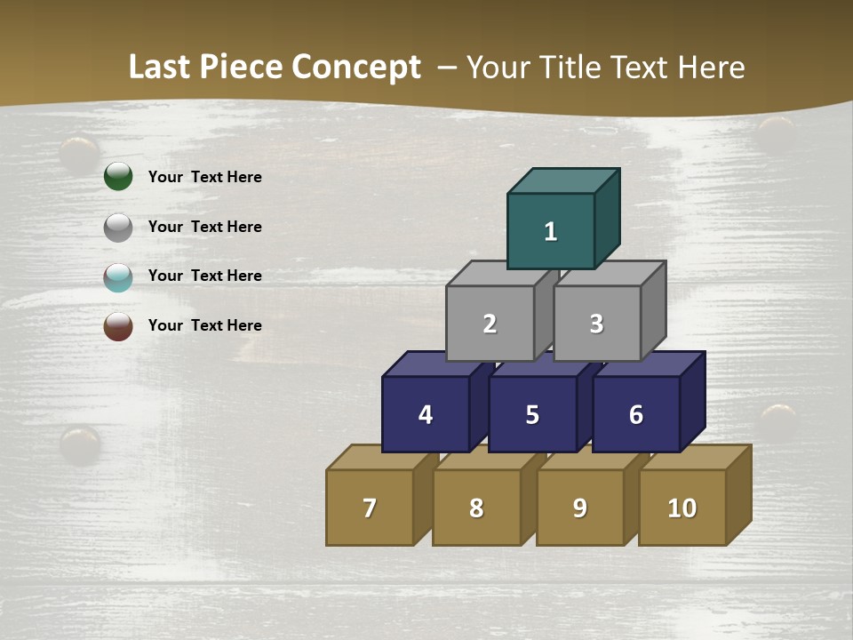 Blank Background Rivet PowerPoint Template