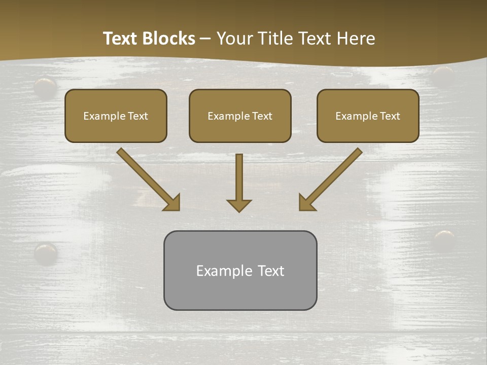 Blank Background Rivet PowerPoint Template