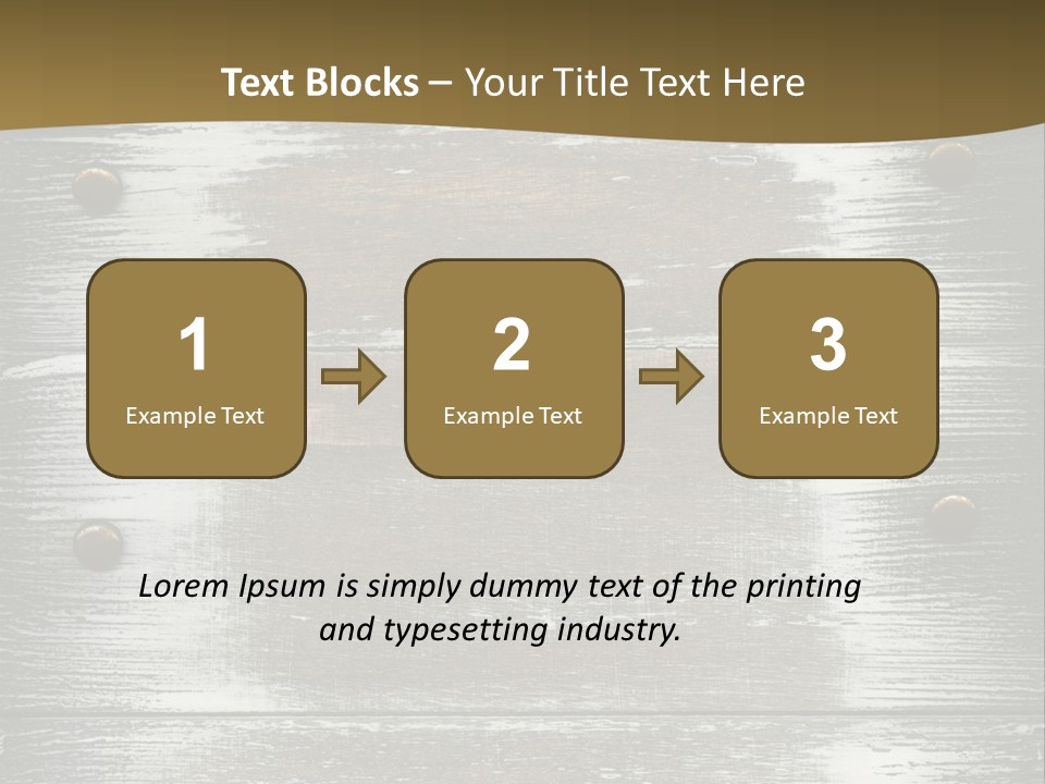 Blank Background Rivet PowerPoint Template