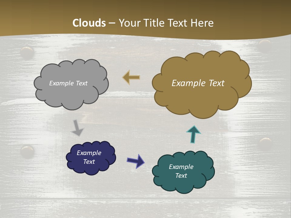Blank Background Rivet PowerPoint Template