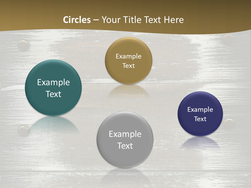 Blank Background Rivet PowerPoint Template