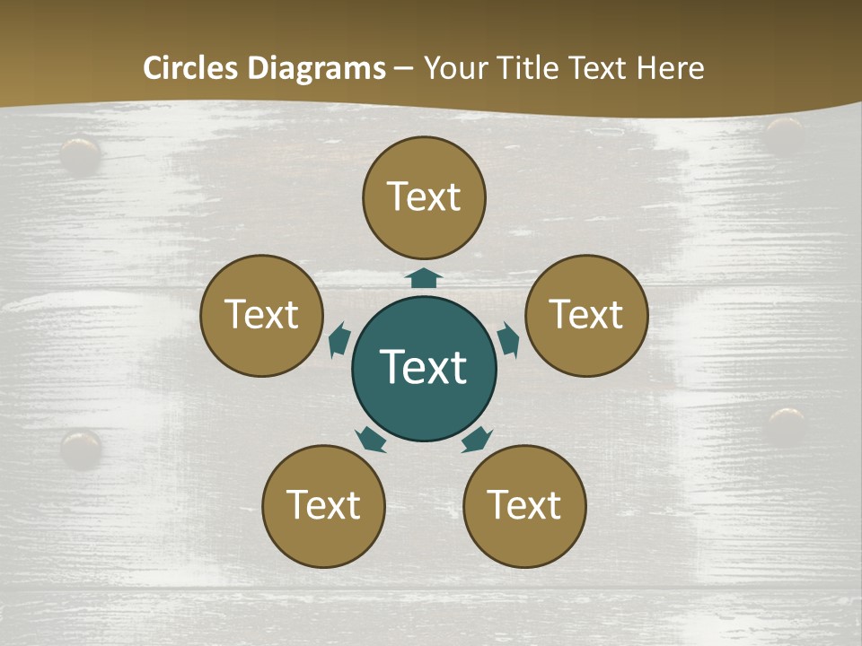 Blank Background Rivet PowerPoint Template