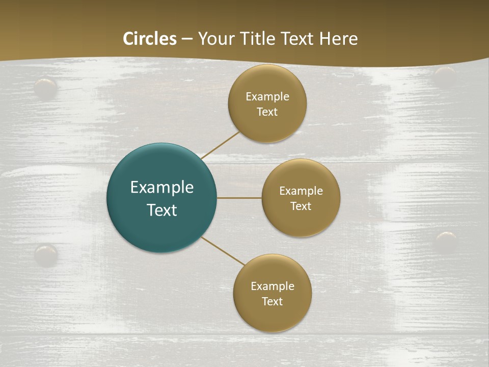 Blank Background Rivet PowerPoint Template