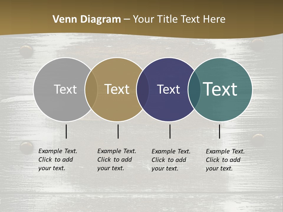 Blank Background Rivet PowerPoint Template