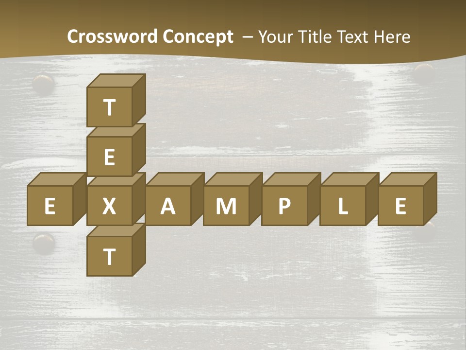 Blank Background Rivet PowerPoint Template