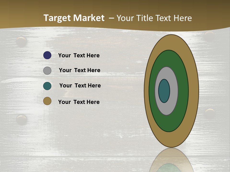 Blank Background Rivet PowerPoint Template