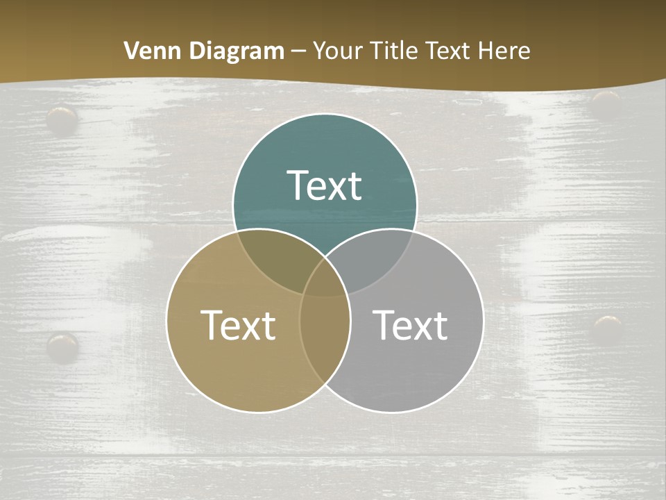 Blank Background Rivet PowerPoint Template