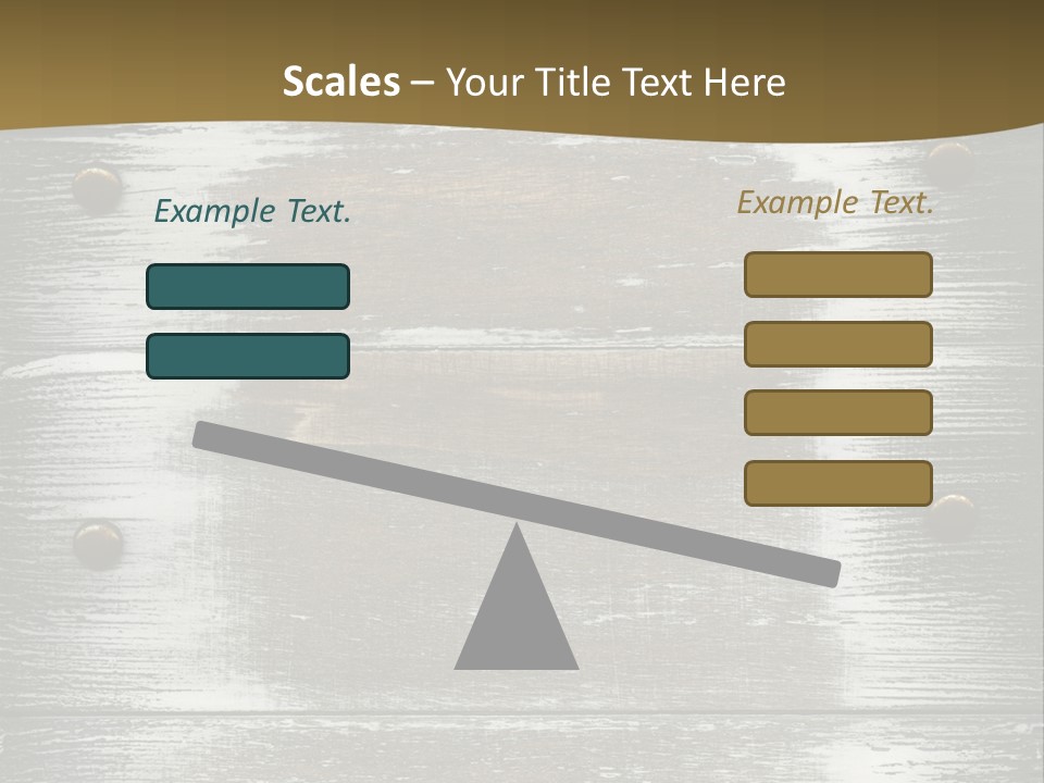 Blank Background Rivet PowerPoint Template