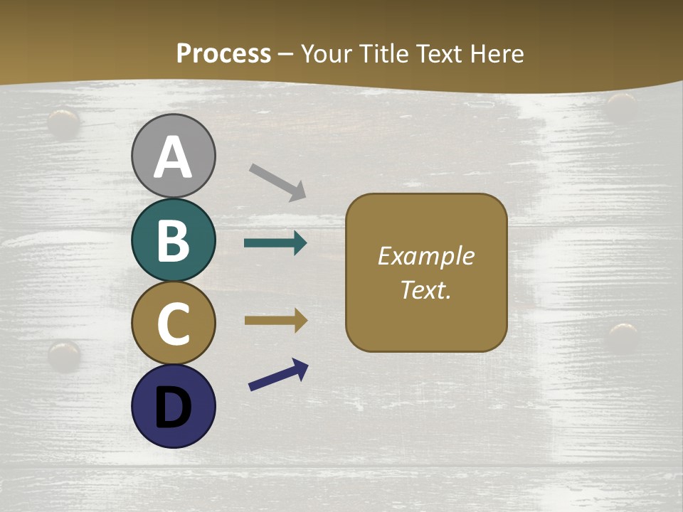 Blank Background Rivet PowerPoint Template