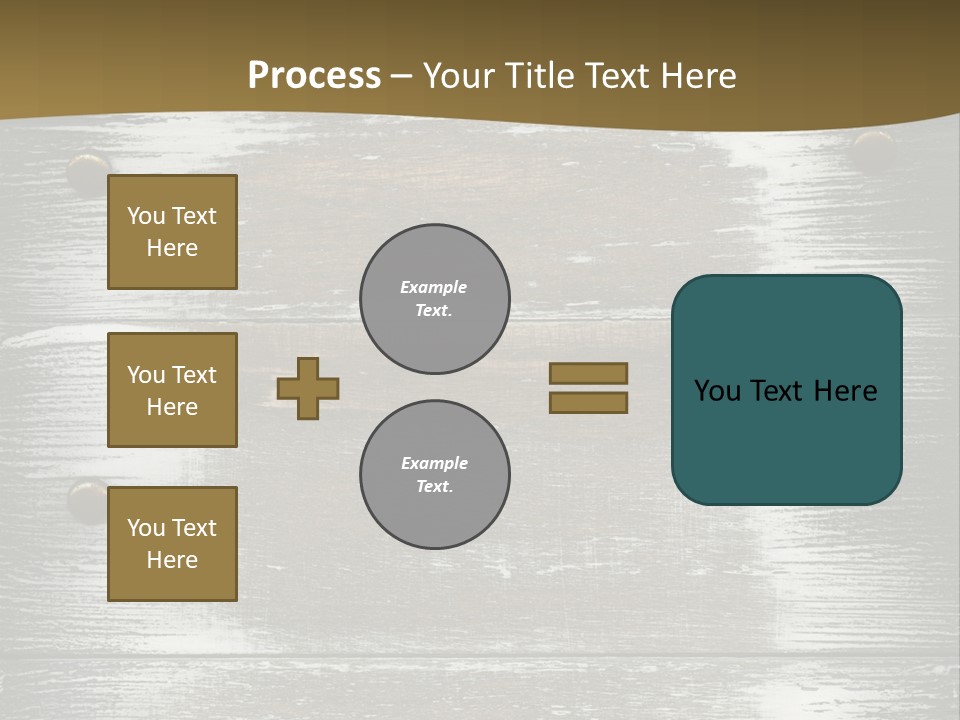 Blank Background Rivet PowerPoint Template