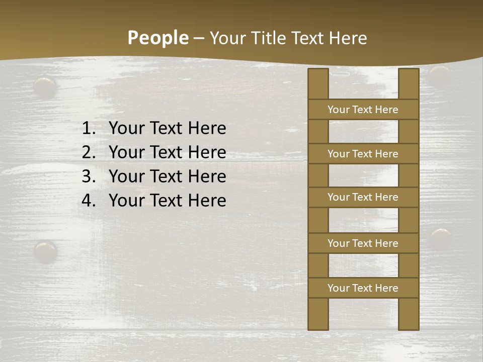Blank Background Rivet PowerPoint Template