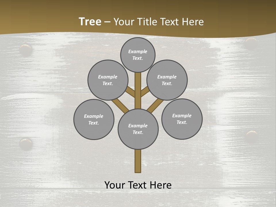 Blank Background Rivet PowerPoint Template