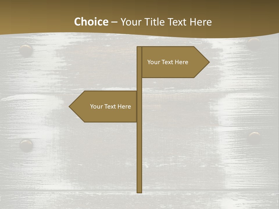 Blank Background Rivet PowerPoint Template