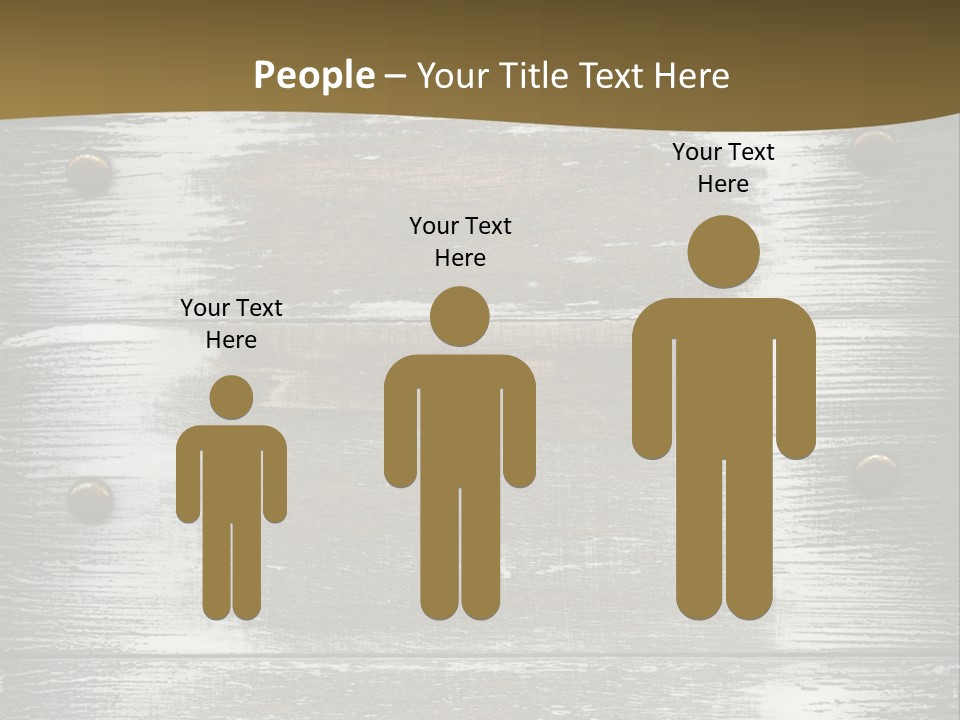 Blank Background Rivet PowerPoint Template