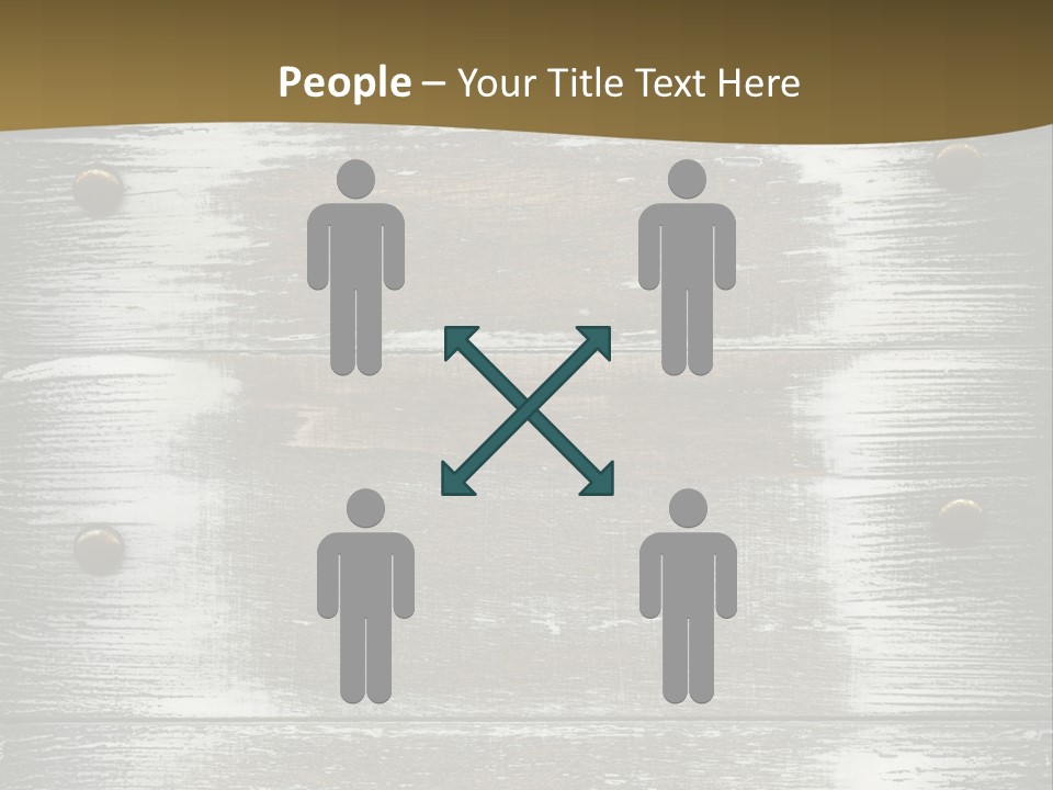 Blank Background Rivet PowerPoint Template