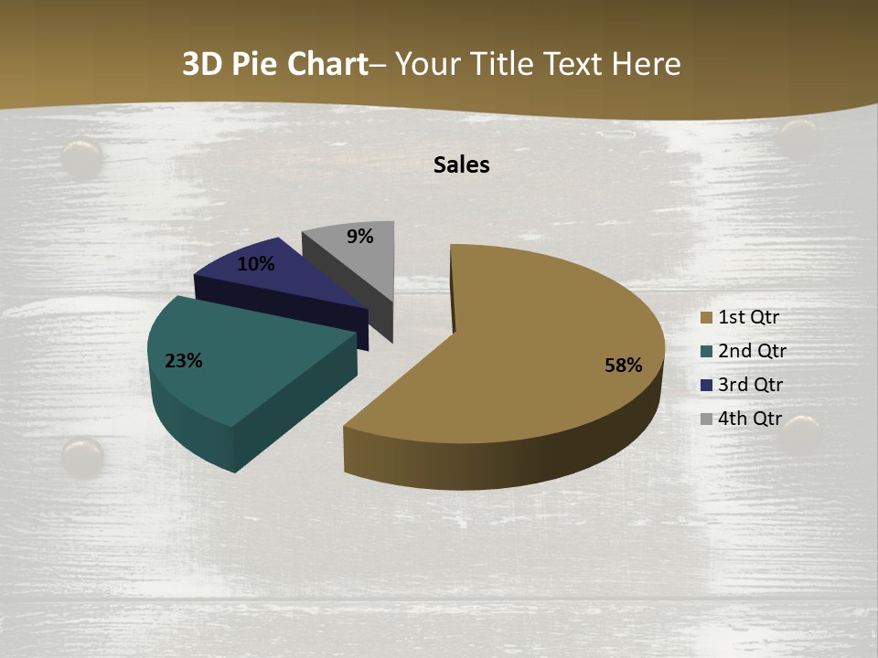 Blank Background Rivet PowerPoint Template