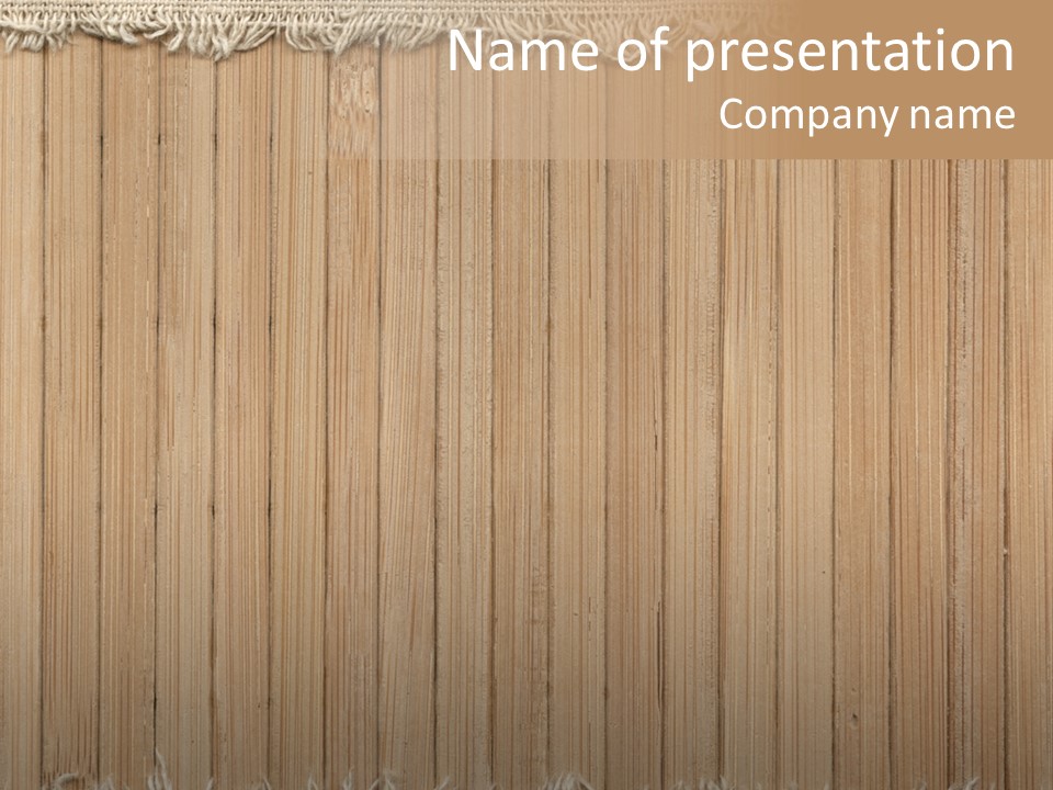 Frame Striped Ragged PowerPoint Template