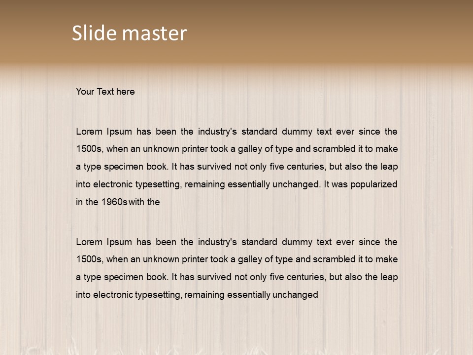 Frame Striped Ragged PowerPoint Template