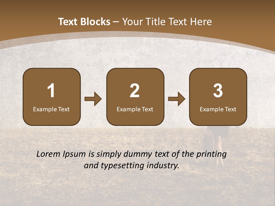 Beauty Red Haired Suitcase PowerPoint Template