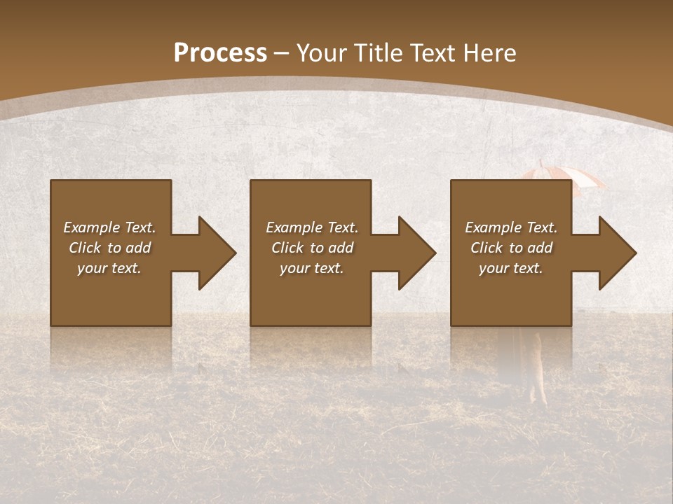 Beauty Red Haired Suitcase PowerPoint Template