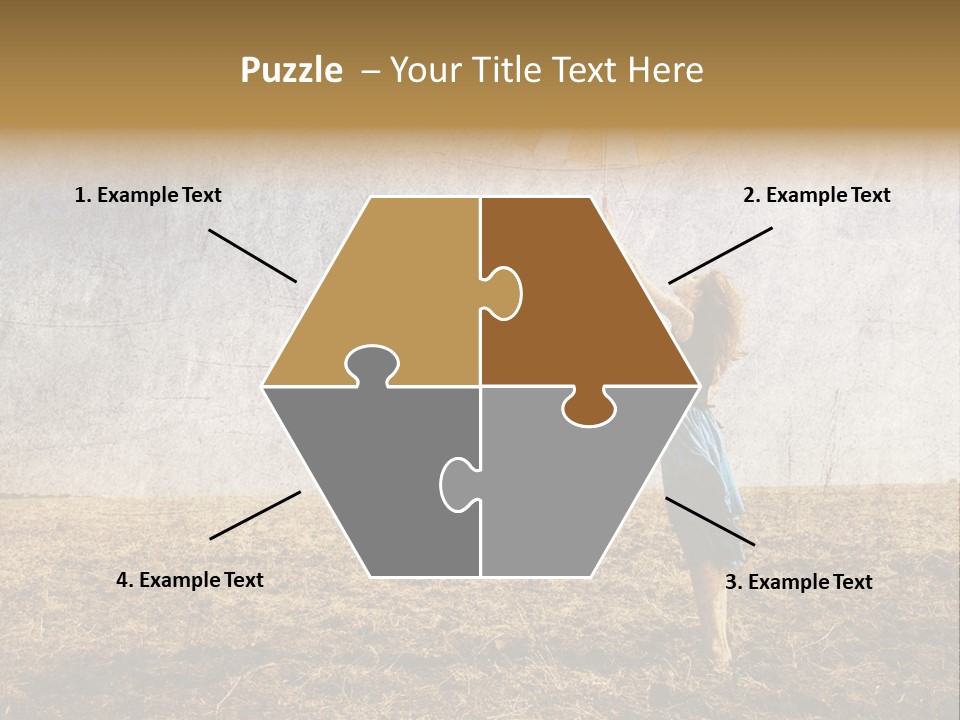 Nature Women Fall PowerPoint Template