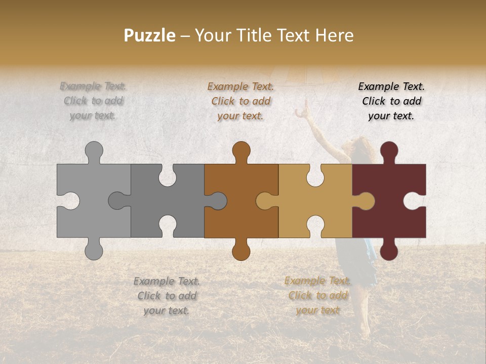 Nature Women Fall PowerPoint Template