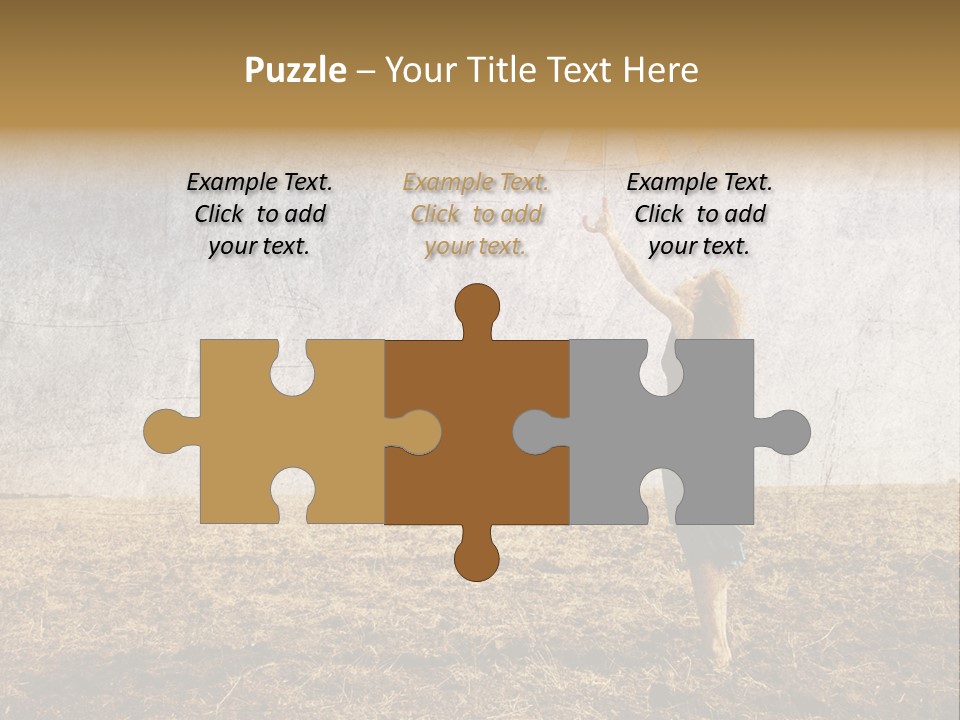 Nature Women Fall PowerPoint Template