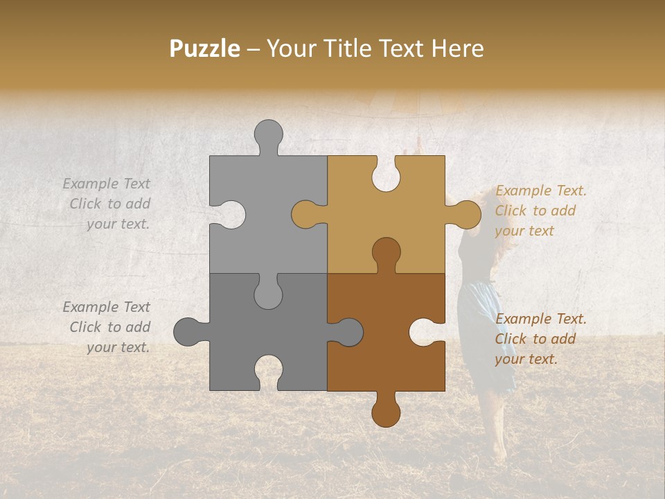 Nature Women Fall PowerPoint Template