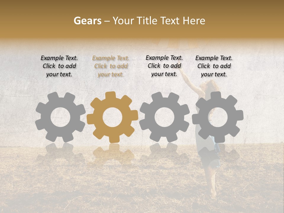 Nature Women Fall PowerPoint Template