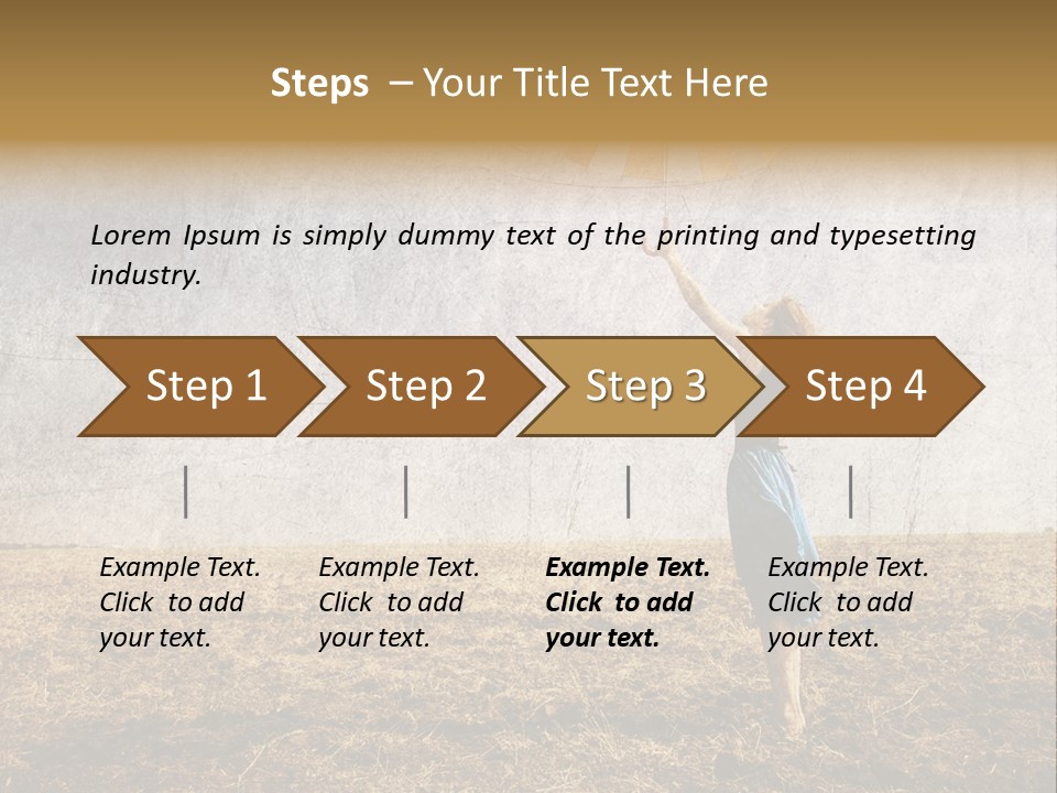 Nature Women Fall PowerPoint Template