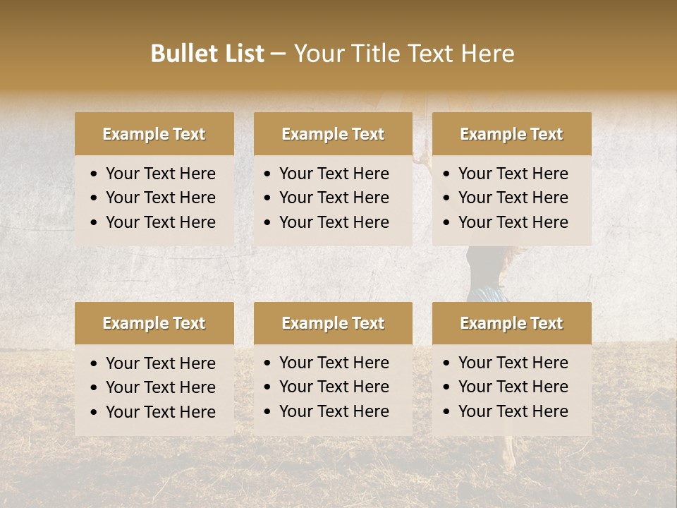 Nature Women Fall PowerPoint Template