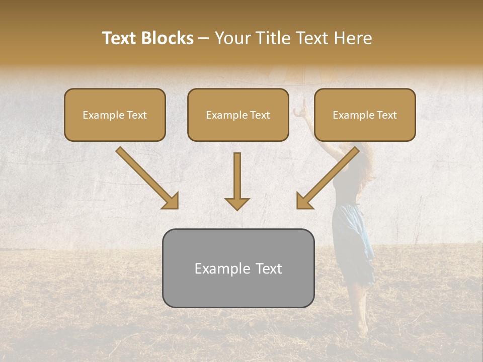 Nature Women Fall PowerPoint Template