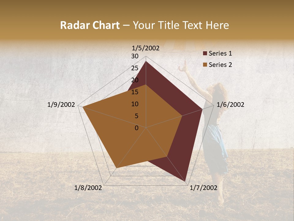 Nature Women Fall PowerPoint Template