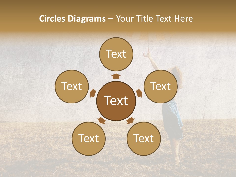 Nature Women Fall PowerPoint Template