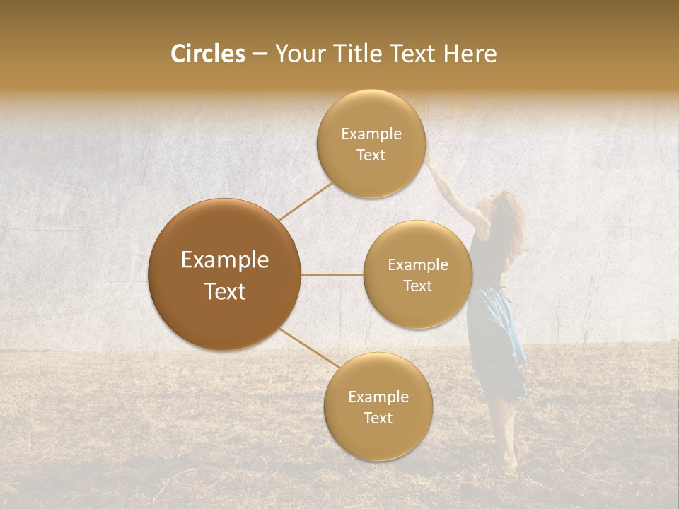 Nature Women Fall PowerPoint Template