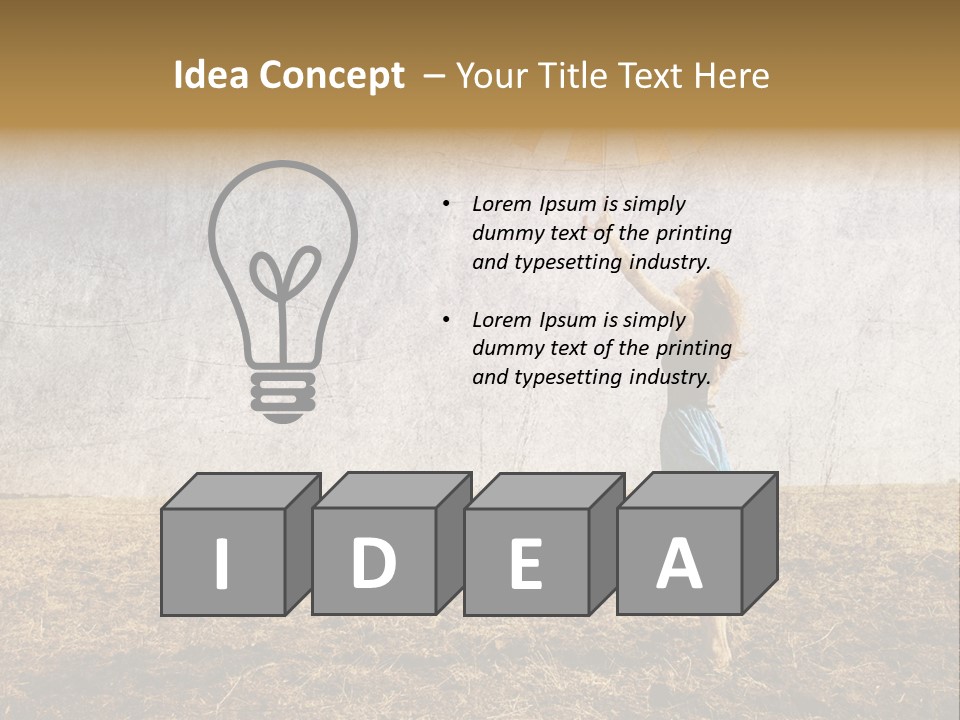 Nature Women Fall PowerPoint Template