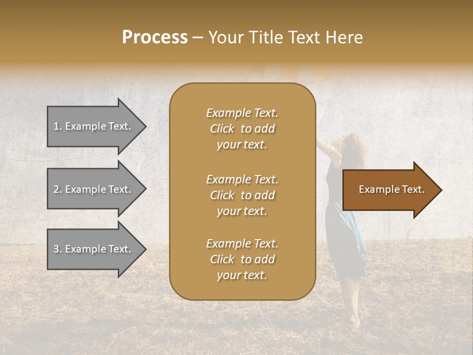 Nature Women Fall PowerPoint Template