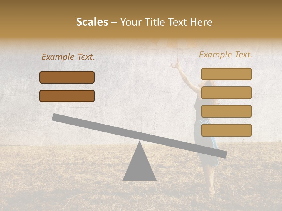 Nature Women Fall PowerPoint Template