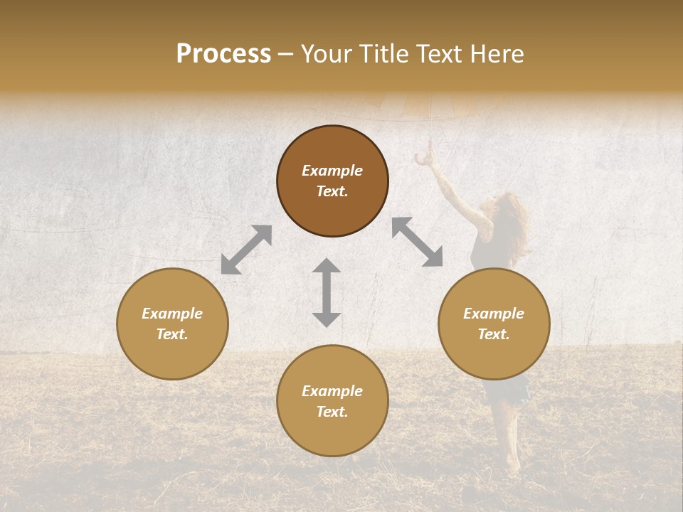 Nature Women Fall PowerPoint Template