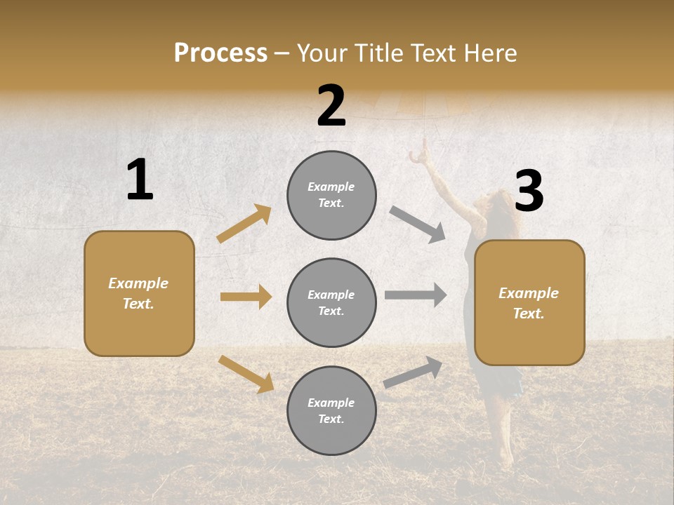 Nature Women Fall PowerPoint Template