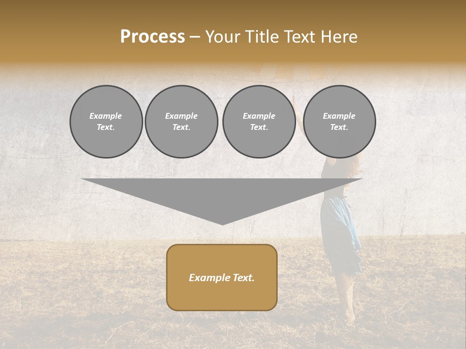 Nature Women Fall PowerPoint Template