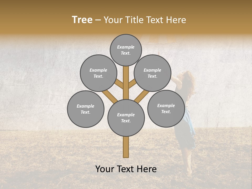 Nature Women Fall PowerPoint Template