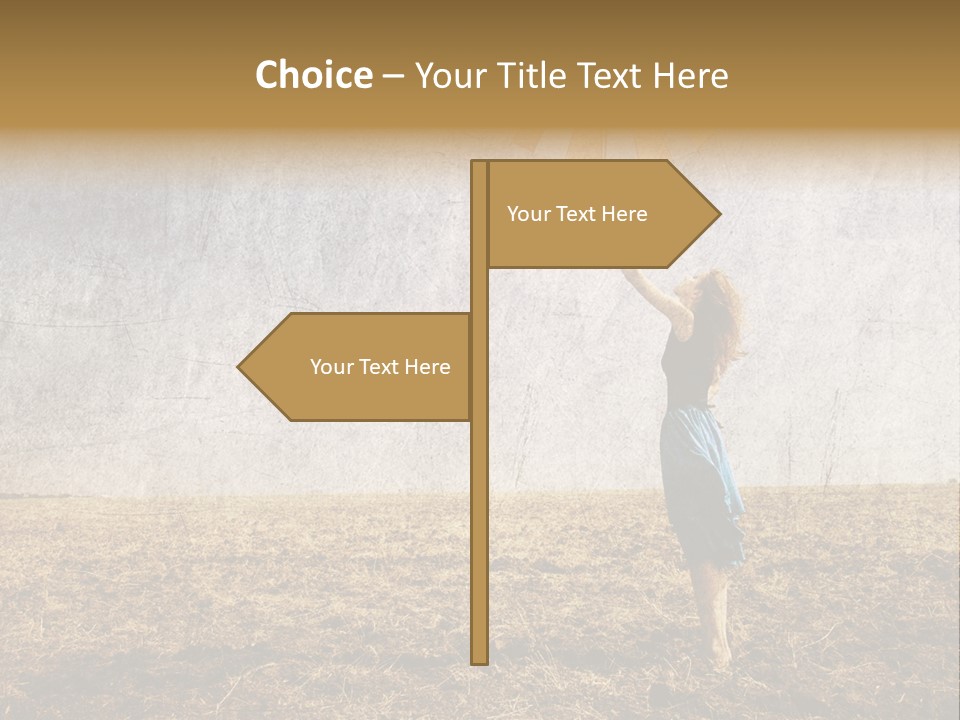 Nature Women Fall PowerPoint Template