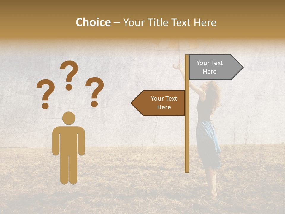 Nature Women Fall PowerPoint Template