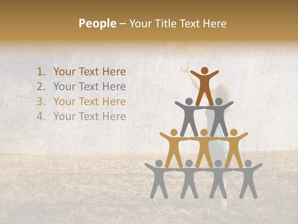 Nature Women Fall PowerPoint Template