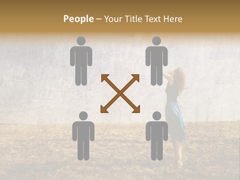 Nature Women Fall PowerPoint Template