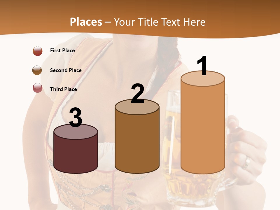 Celebration White Isolated PowerPoint Template